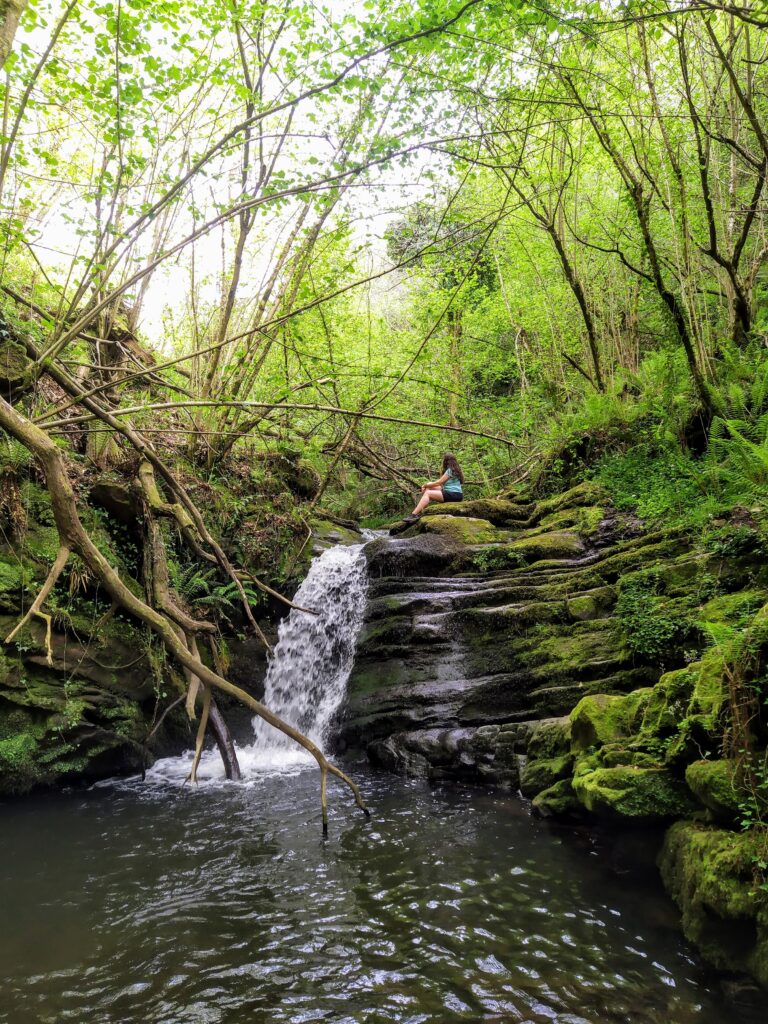 Cascadas por la Canal de las Tejeras