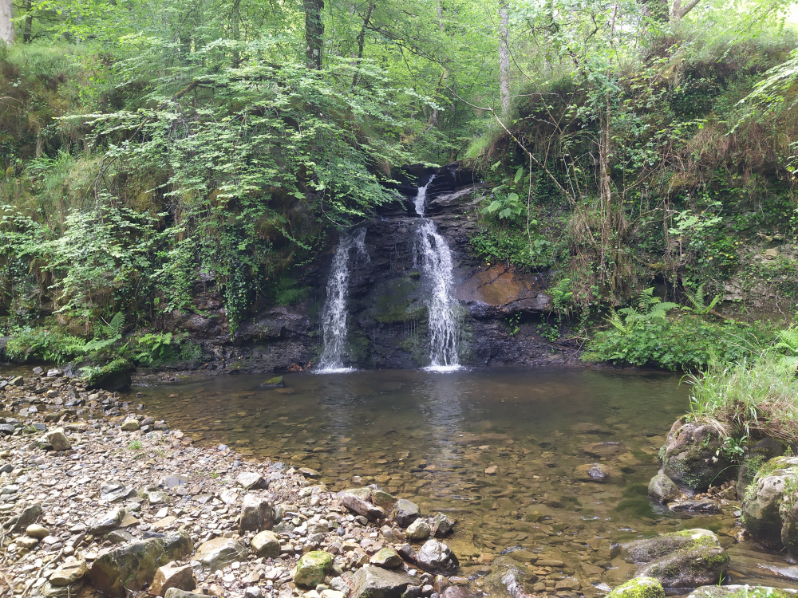 cascadas de Viaña